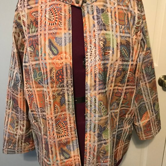ANALOGY WOMAN SIZE 1 X ZIP JACKETS LONG SLEEVES POCKETS - Picture 1 of 3